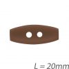 Buchette enfant marron 20mm - 408 24740 20 05