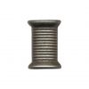 Bouton fantaisie forme bobine argent vieilli ABS 12mm - 408 25706 12 51
