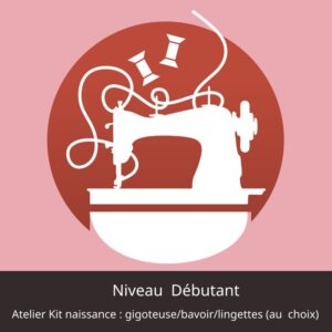 Kit naissance : gigoteuse/bavoir/lingettes (au choix)