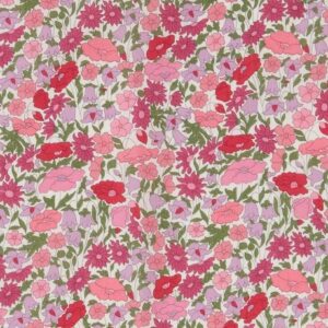 Tissu LIBERTY Tana Lawn® Poppy Forest 1,36m Coupon 50cm