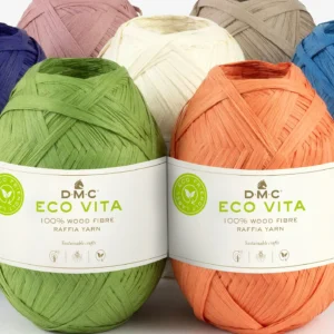 Fil à Tricoter & à Crocheter Eco Vita Raffia Violet